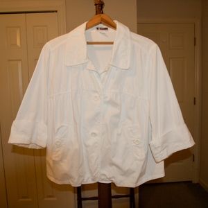 Super Cute 100% Cotton Cropped Jacket